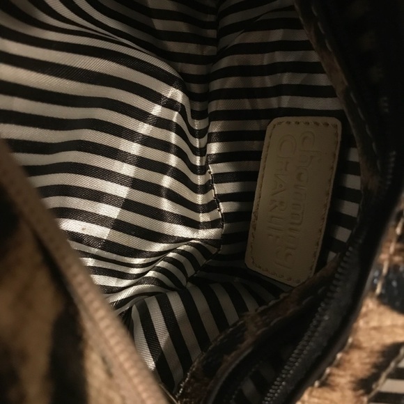 Charming Charlie Leopard Bow Bag - Picture 6 of 8